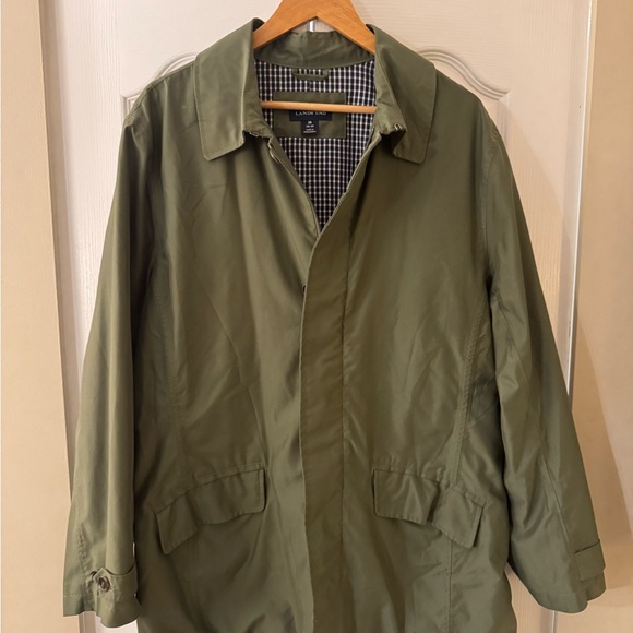 Lands' End Other - Lands' End Men's Green Trench Coat